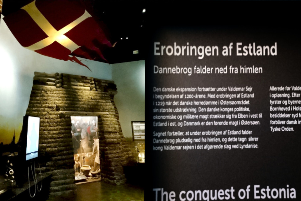 Завоевание Эстонии - флаг упал с небес. Выставка в музее Моесгор