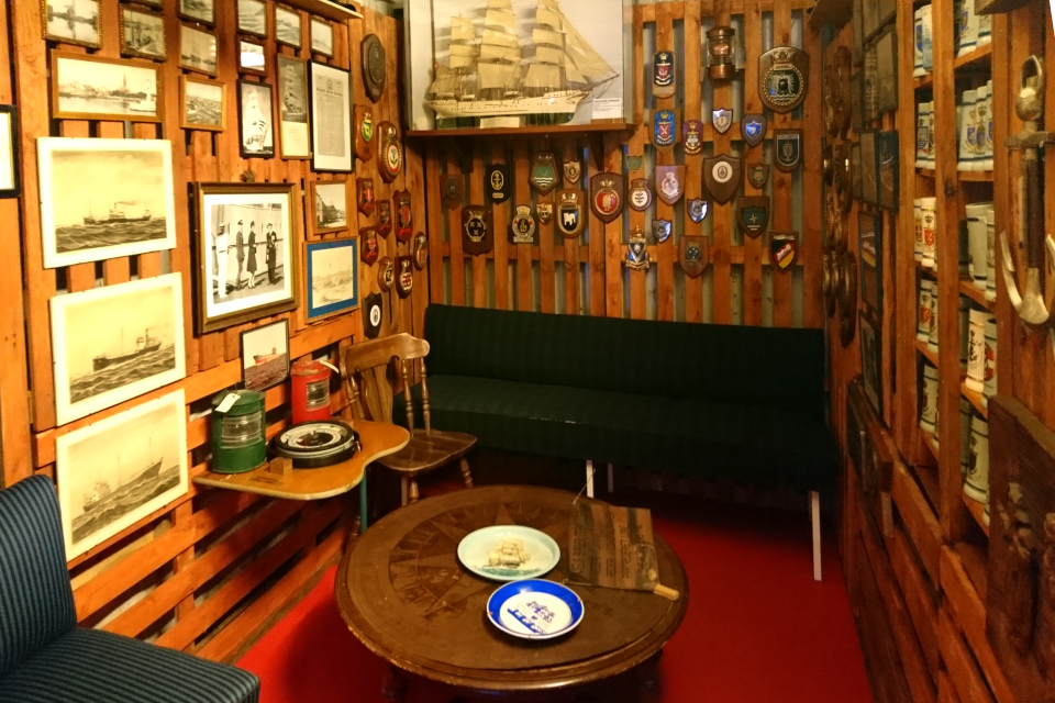 Кают-компания корабля, Морской музей в контейнерах, Aarhus Søfarts Museum