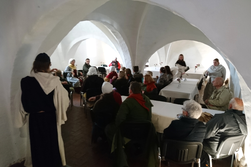 Virelai. Средневековый фестиваль в монастыре Вицкол 13окт. 2019, Дания