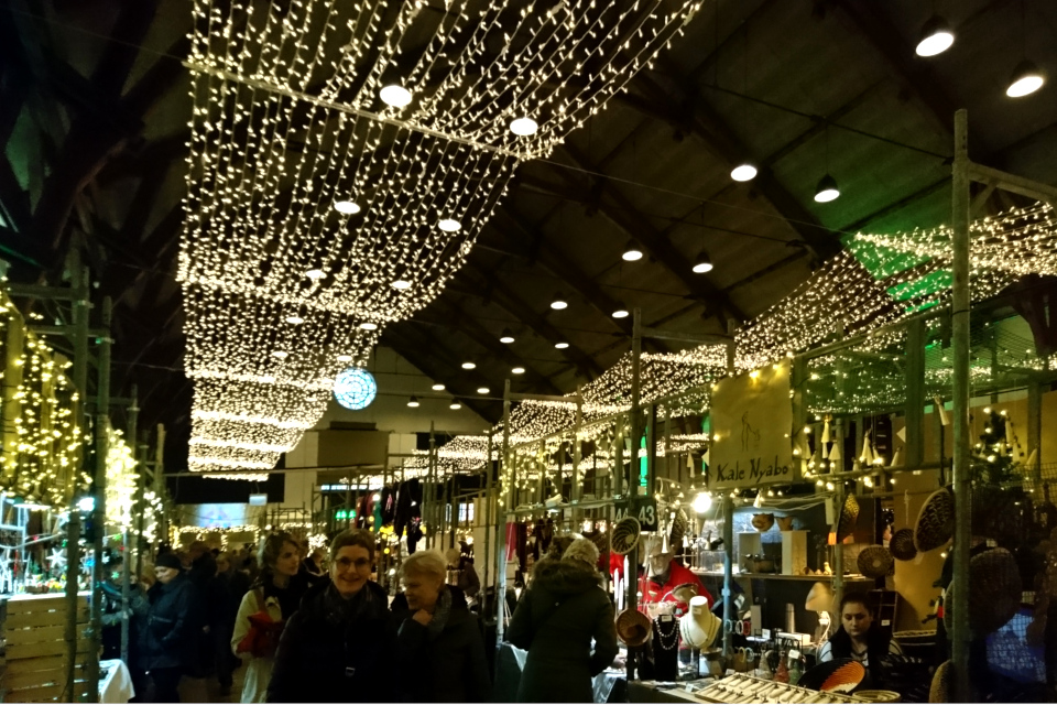 Рождественский базар в Ридехус Орхус, Дания. Фото 12 дек. 2019