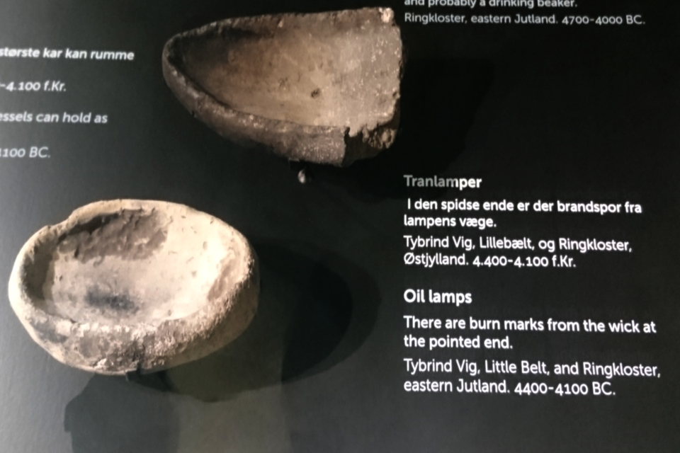 Масляные лампы из глины. культура Эртебёлле