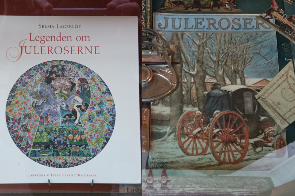 Книга с легендой о рождественской розе Сельмы Лагерлёф