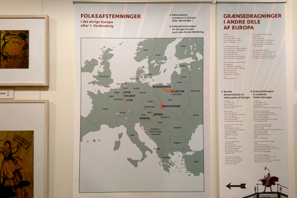  Плебицит в Европе после 1 мировой войны - карта