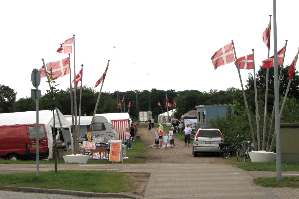 Пограничный праздник (дат. Grænsefest) в Крусо (kruså), Дания. Фото 3 авг. 2008