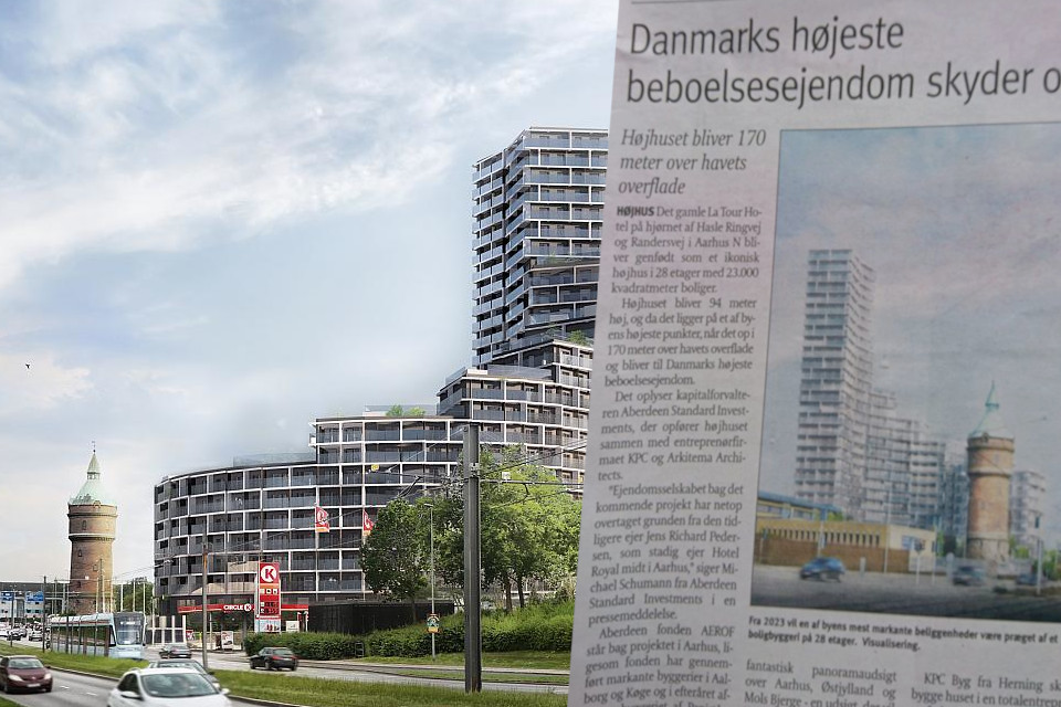 Статья в местной газете Aarhus Onsdag в июле 2020