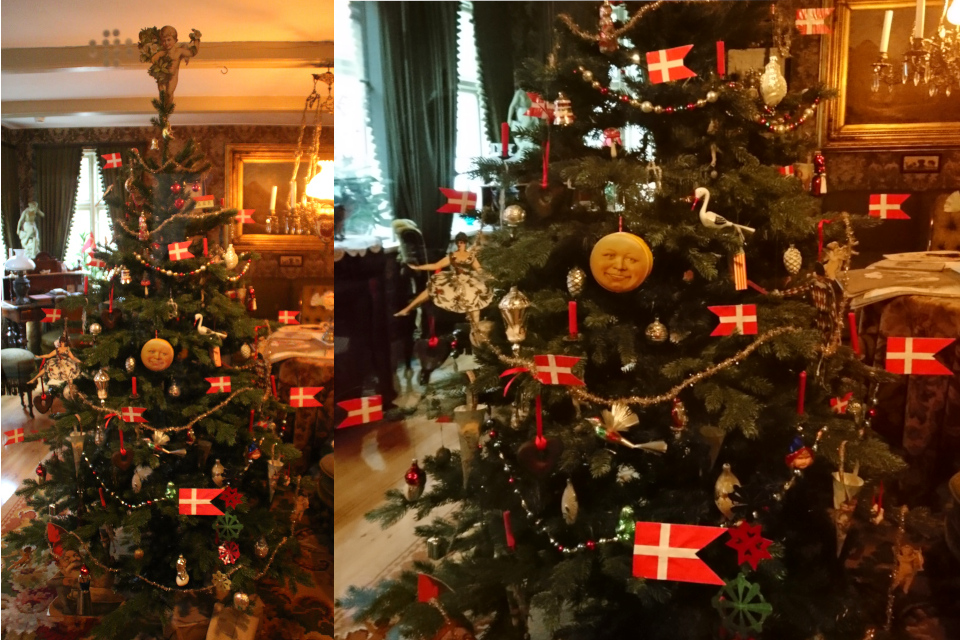 История рождественских елок - украшенная ель 1895 года