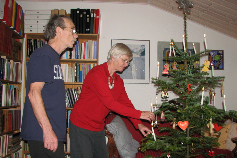Рождественская елка. Фото 29 дек. 2007, г. Йортсхой, Дания