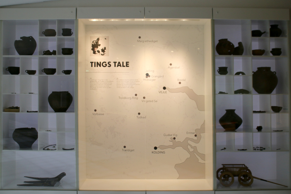 Археологические находки Трольдборг ринг (Troldborg Ring), музей Вайле. Фото 12 нояб. 2020