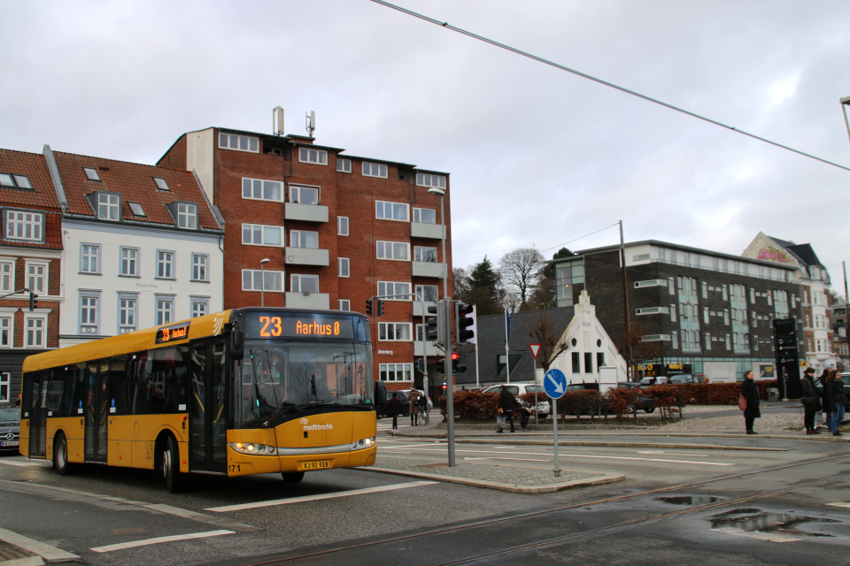 Орхус Доклендс - 22 января 2021, Дания. Aarhus Ø, bus