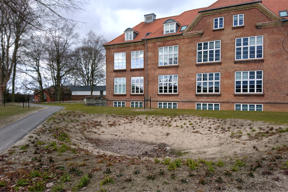  Дождевое озеро парка Спарк, г. Орхус, Дания. 7 мар. 2021