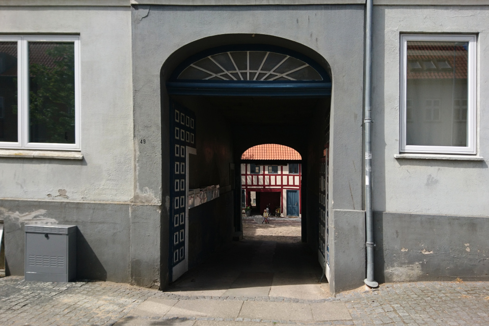 Хорсенс, улица Смедегэде (Smedegade, Horsens), Дания. Фото 1 июл. 2021