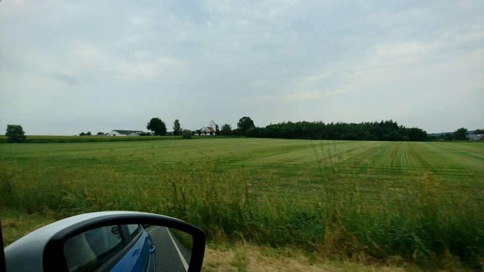 Муниципалитет Рандерс, дорога к Удбюхой, Дания. Фото 28 июля 2021 