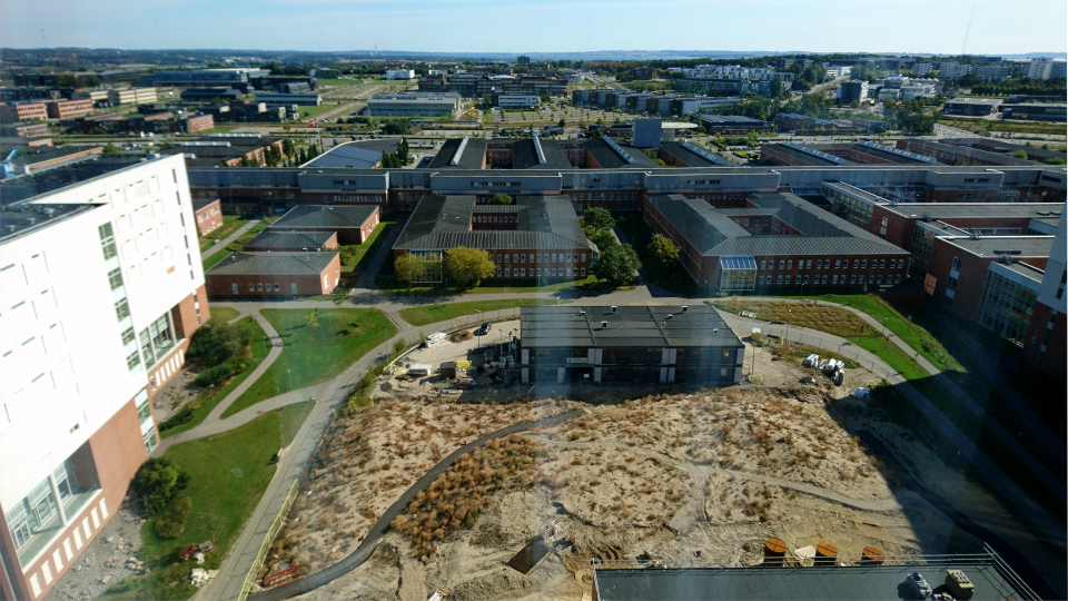 Парк. Форум - день открытых дверей (Forum - Åbent Hospital), Университетская больница Орхус, Дания. Фото 5 сент. 2021