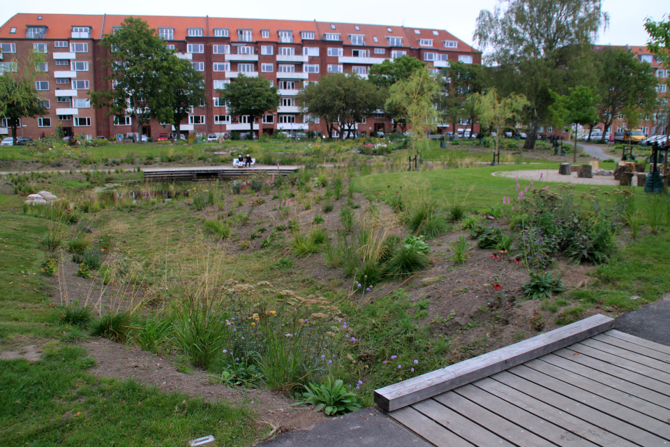 Дождевой парк Спарк (Spark rain park, Marselisborg center), Орхус, Дания. Фото 2 сент. 2021