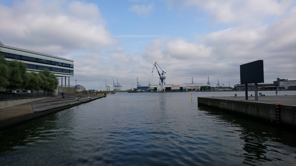 Северный порт Орхус, Дания. Фото 2 сент. 2021