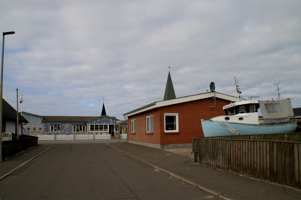 Дом а ракушками Тюборён (Thyborøn), Дания. Фото 25 сент. 2021