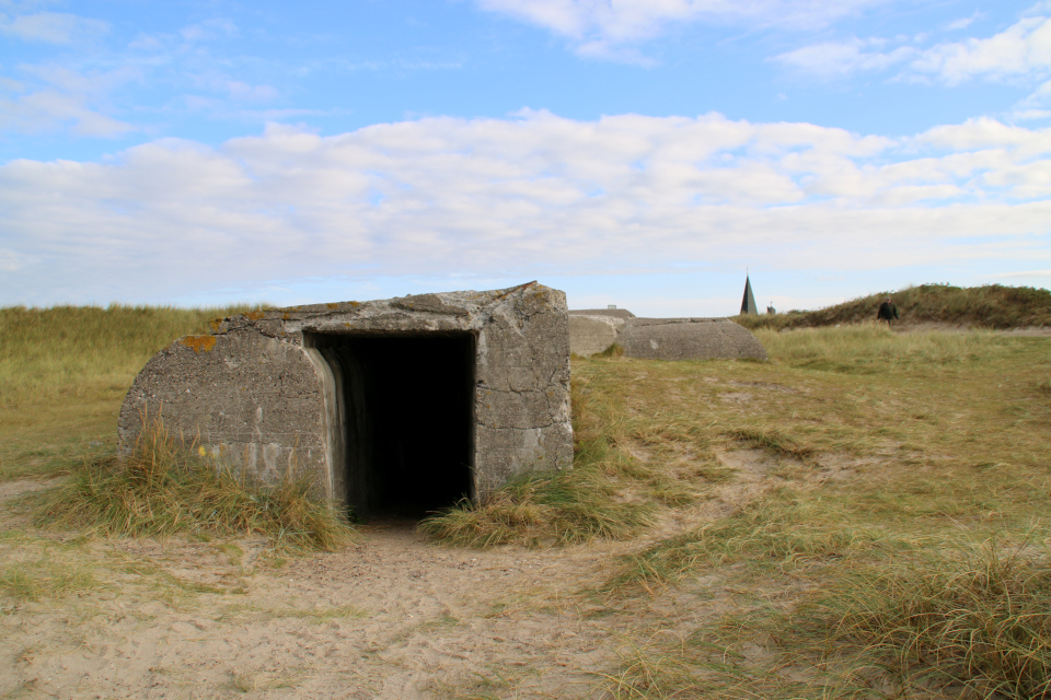 Бункеры Тюборён (Thyborøn fæstningen), Атлантический вал, Дания. Фото 25 сентября 2021