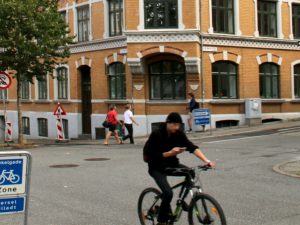 Нарушения велосипедистов в Дании