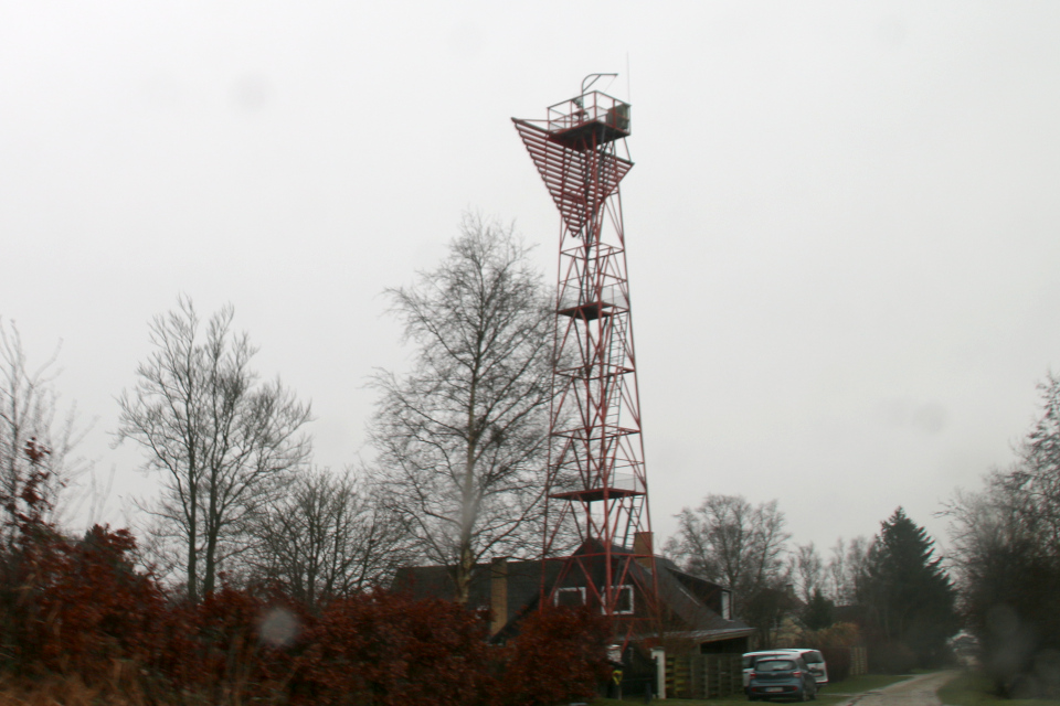 Обзорная башня, Эгенсе (Egense), Лимфьорд, Дания. Фото 28 дек. 2021