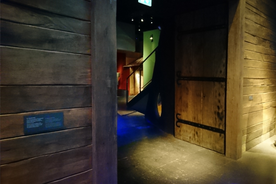 Частокол земляного вала. Викинги в Орхусе, музей Мосгорд, Дания. Фото 6 мар. 2020