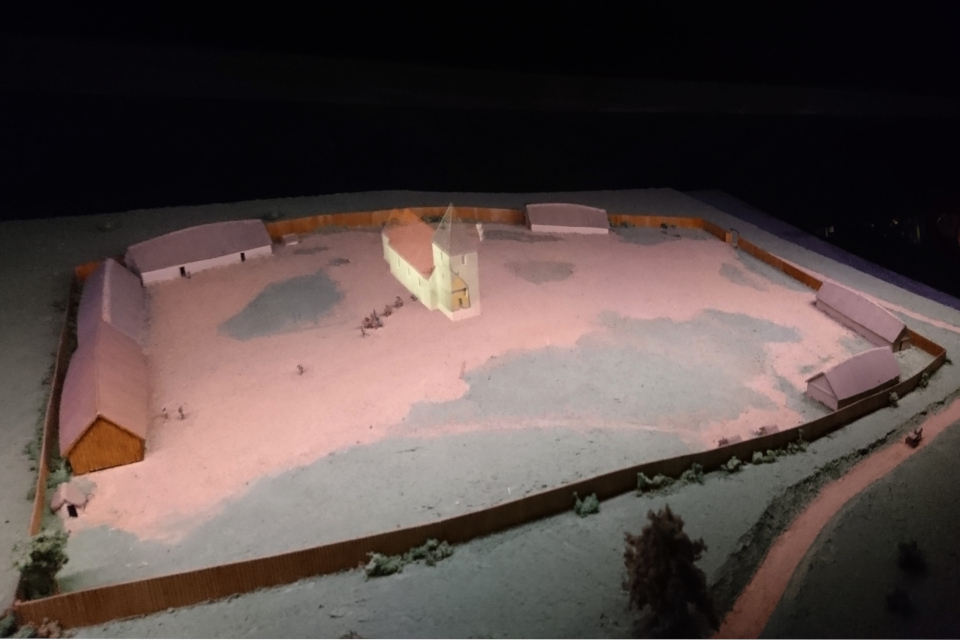 Лисберг поселение, церковь. Викинги в Орхусе, музей Мосгорд, Дания Фото 12 фев. 2021