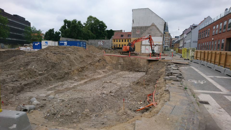 Раскопки Mindegade 12, Орхус, Дания. 26 июн. 2021