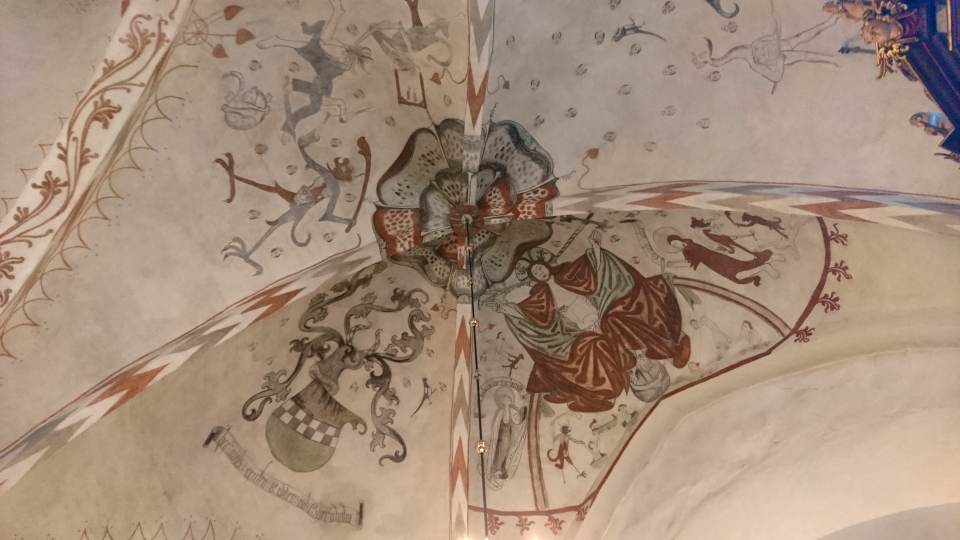 Фрески. Церковь Марии Магдалины (Marie Magdalene Kirke), Дания. 2 июн. 2022 Фрески. Церковь Марии Магдалины (Marie Magdalene Kirke), Дания. 2 июн. 2022