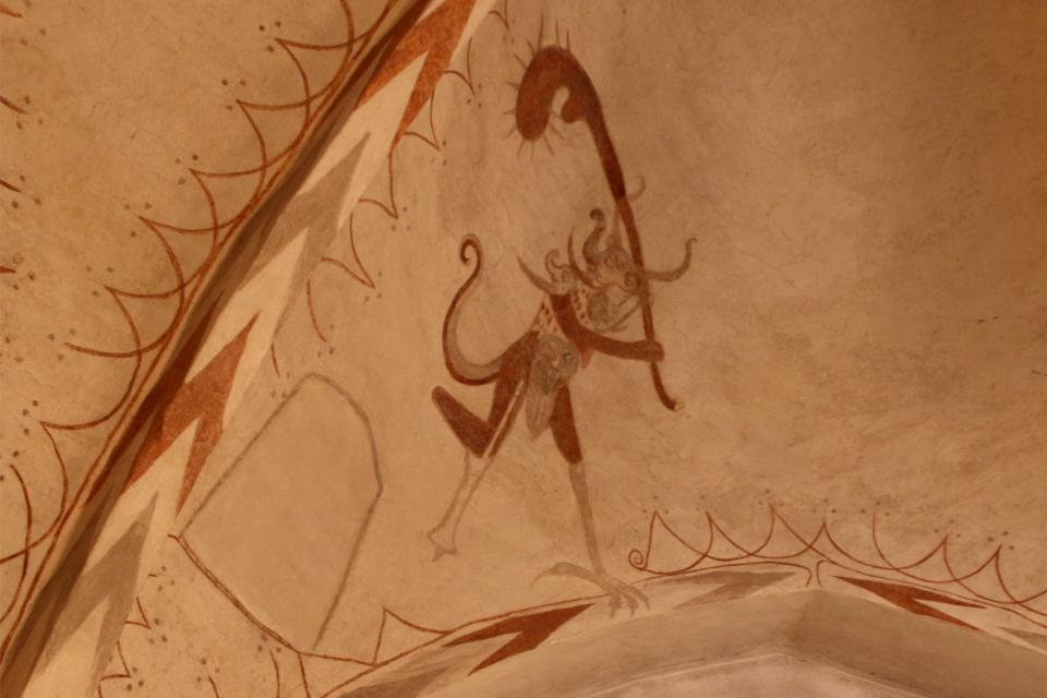 Фрески. Церковь Марии Магдалины (Marie Magdalene Kirke), Дания. 2 июн. 2022 Фрески. Церковь Марии Магдалины (Marie Magdalene Kirke), Дания. 2 июн. 2022