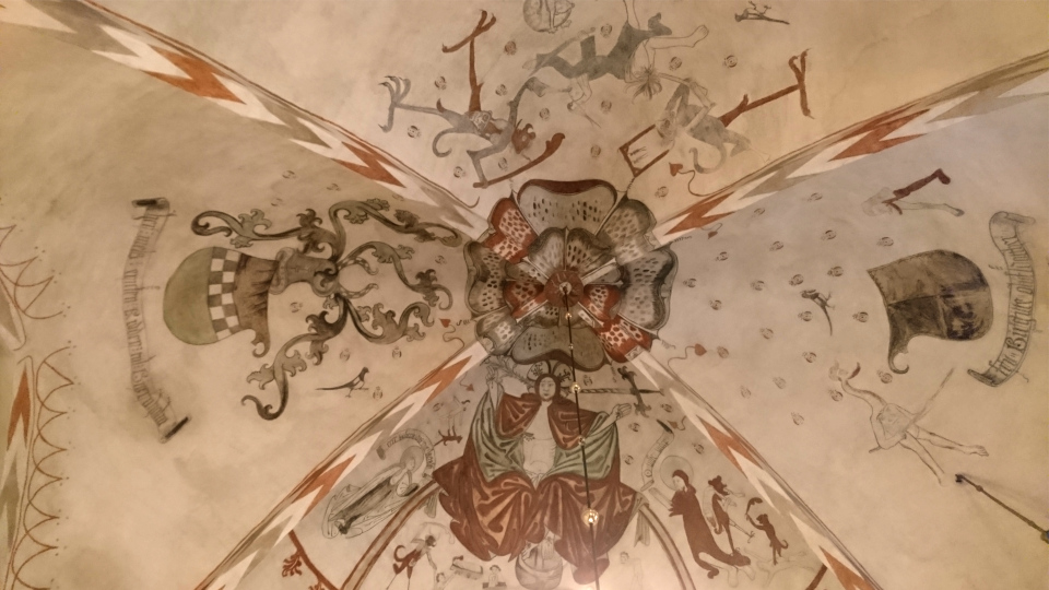 Фрески. Церковь Марии Магдалины (Marie Magdalene Kirke), Дания. 2 июн. 2022 Фрески. Церковь Марии Магдалины (Marie Magdalene Kirke), Дания. 2 июн. 2022