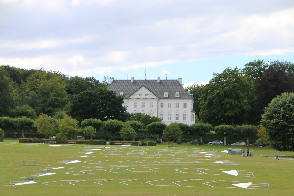 Дворец Марселисборг. Мемориальный парк Марселисборг 5 августа 2022, Дания
