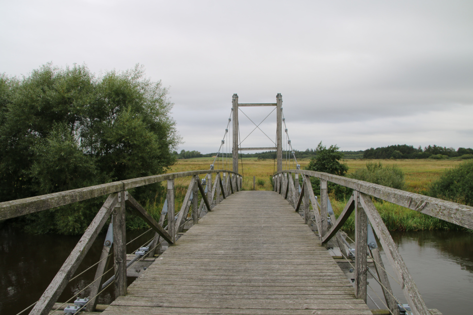 Деревянный мост. Лунденэс (Lundenæs), Дания. 28 августа 2022 