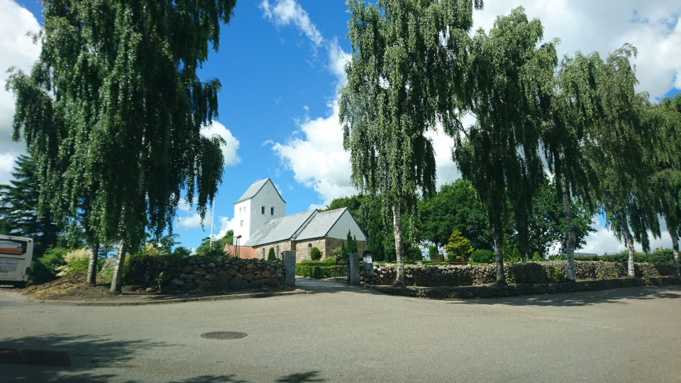 Церковь Фьелсё, Fjelsø кирке, Дания. 7 июля 2022