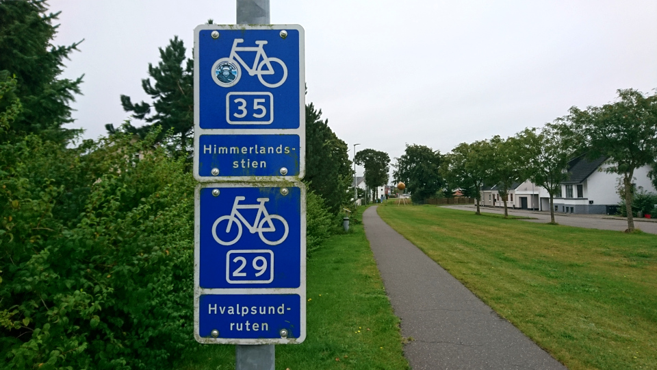 Велосипедный маршрут. Планетная дорожка. Хэрвайн в Орс (Hærvejen Aars), Дания. 18 авг. 2022