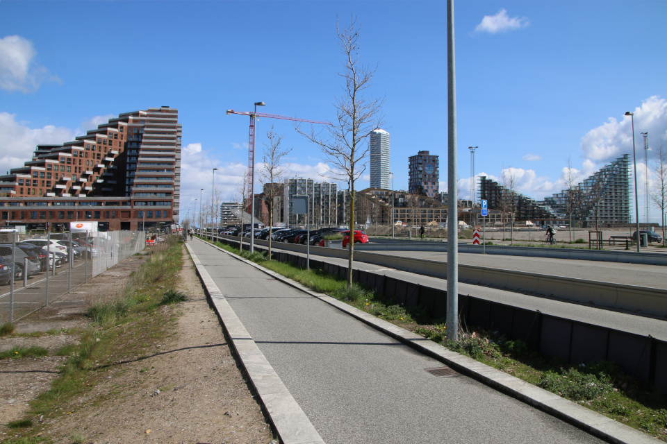 Bernhardt Jensens Boulevard. Орхус Доклендс 27 апреля 2023, Дания 