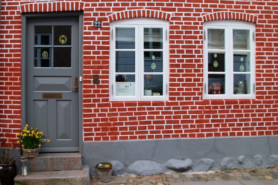 Пасхальные украшения. Пасха в Рибе, Дания. 8 апр. 2023 