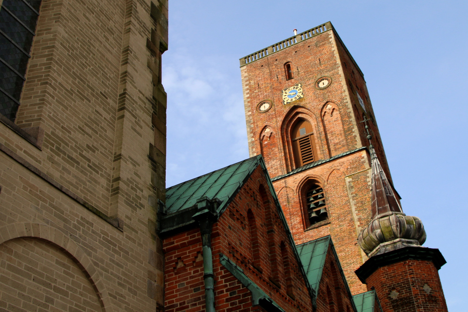 Собор Святой Марии в Рибе Ribe Domkirke Vor Frue Maria Domkirke. Рибе, Дания. 10 апр. 2023 