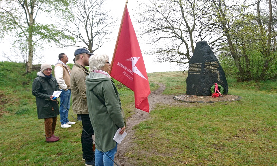 Мероприятие в памятной роще Скэринг, Дания. 4 мая 2024