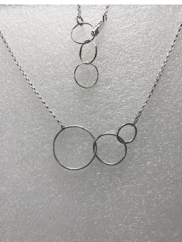 a necklace with circles on it