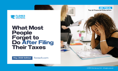 What Most People Forget to Do After Filing Their Taxes