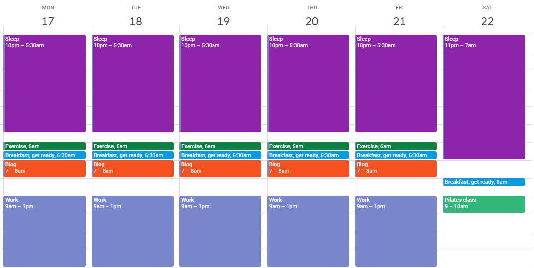 language study schedule example language study schedule example