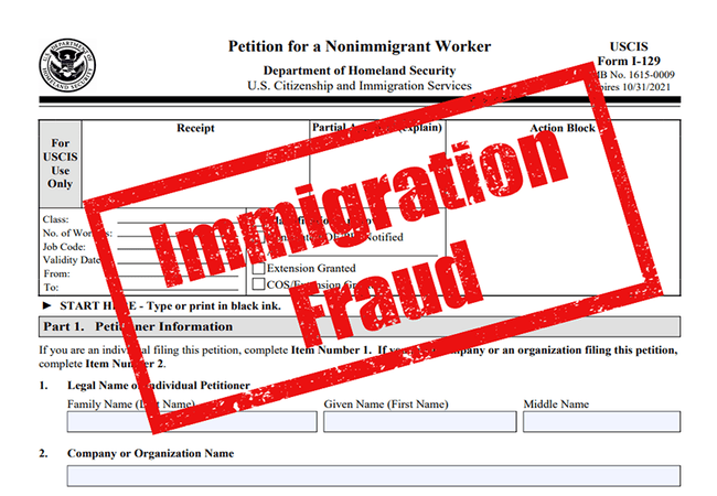 Visa and Immigration Fraud