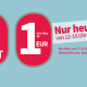 Nur heute: Laudamotion-Flüge für 1 €!