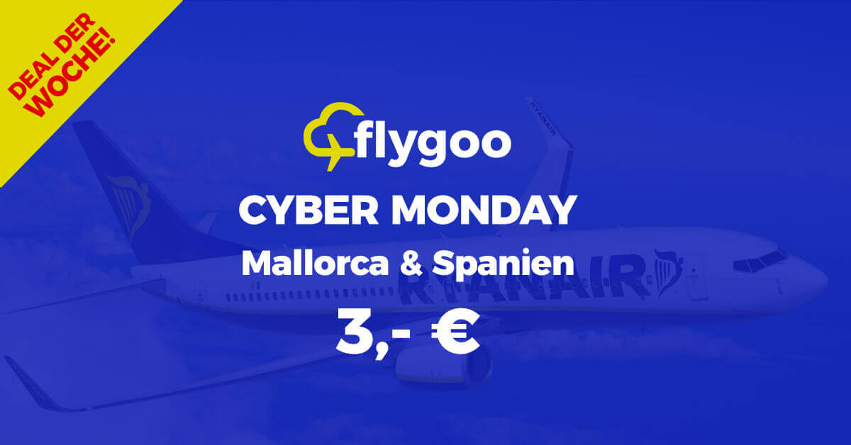 Cyber Monday bei flygoo.de