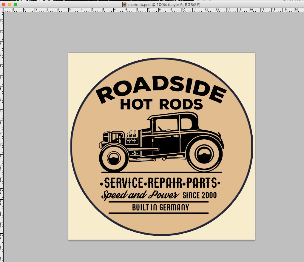 Roadside Hot Rods, Webseite, T Shirt und Aufkleber Design von Flying Piston Studios