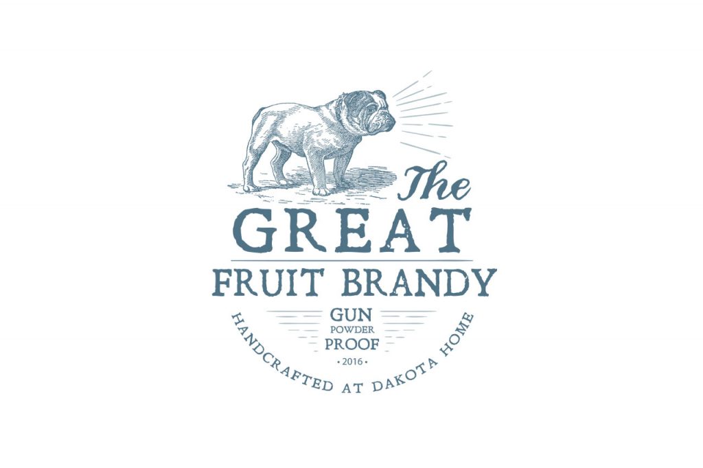 LogosFruit Brandy Dakota Home, Design , Druckvorstufe von Flying Piston Studios
