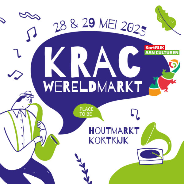 Heel wat lekkers en superdiverse ambiance tijdens KRAC-wereldmarkt in Kortrijk