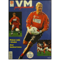 VM programmet 1998 Inkl. Landholdsplakat