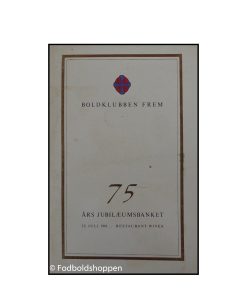 Boldklubben Frem 75 års Jubilæumsbanket.