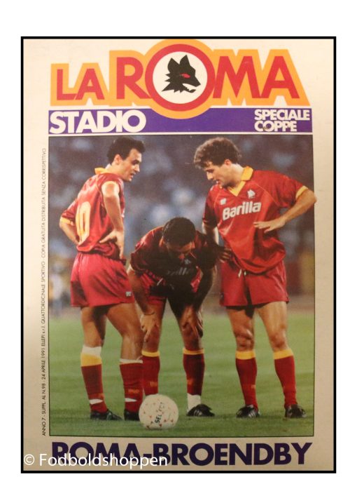 Kampprogram : Roma - Brøndby 1991