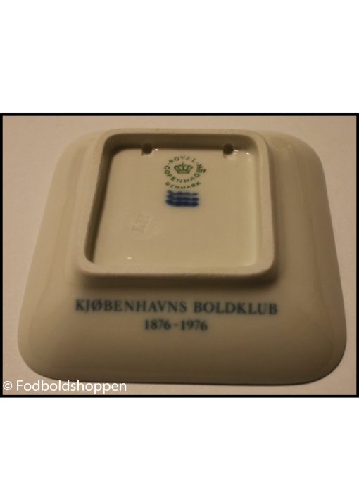 Lille platte / askebæger - Kjøbenhavns Boldklub 1876 - 1976